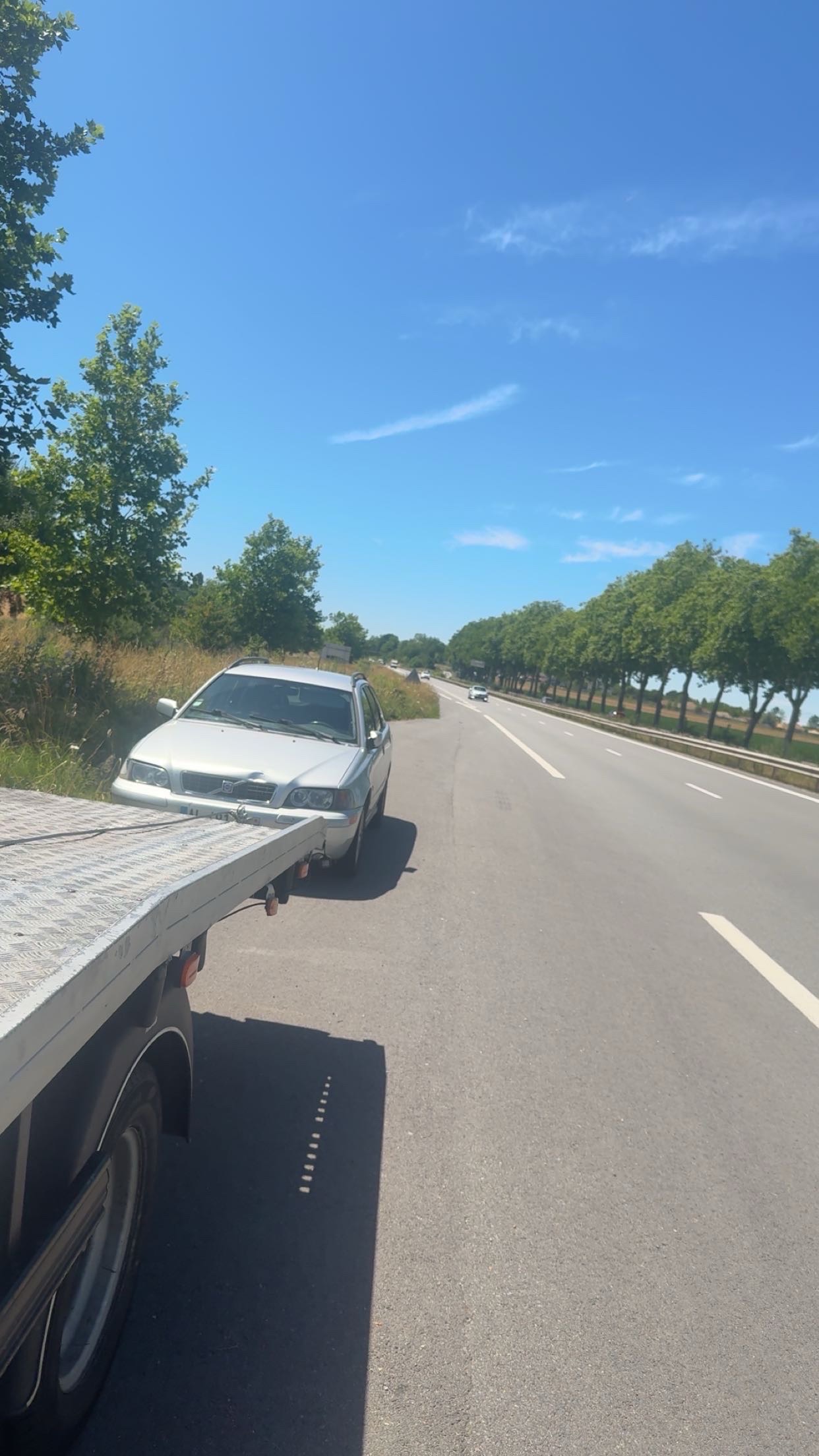 Remorquage en journée